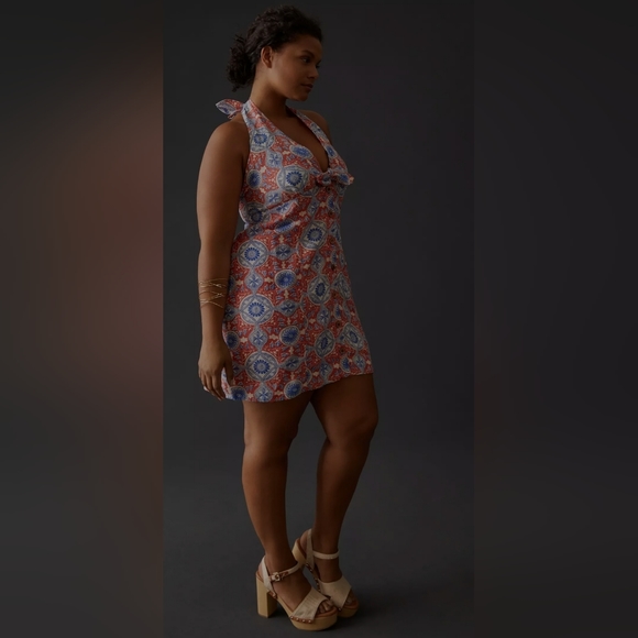 ANTHROPOLOGIE MAEVE Halter Mini Dress - Picture 6 of 10